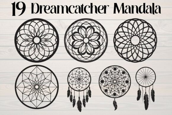 Download 19 Dreamcatcher Mandala Designs - Mandala design Collection