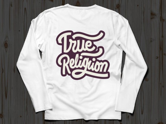 Download True Religion Typography T-Shirt Design - Religion Collection