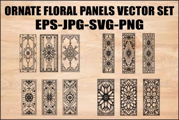 Download Classic Laser Cut Floral Set - Premium Resources